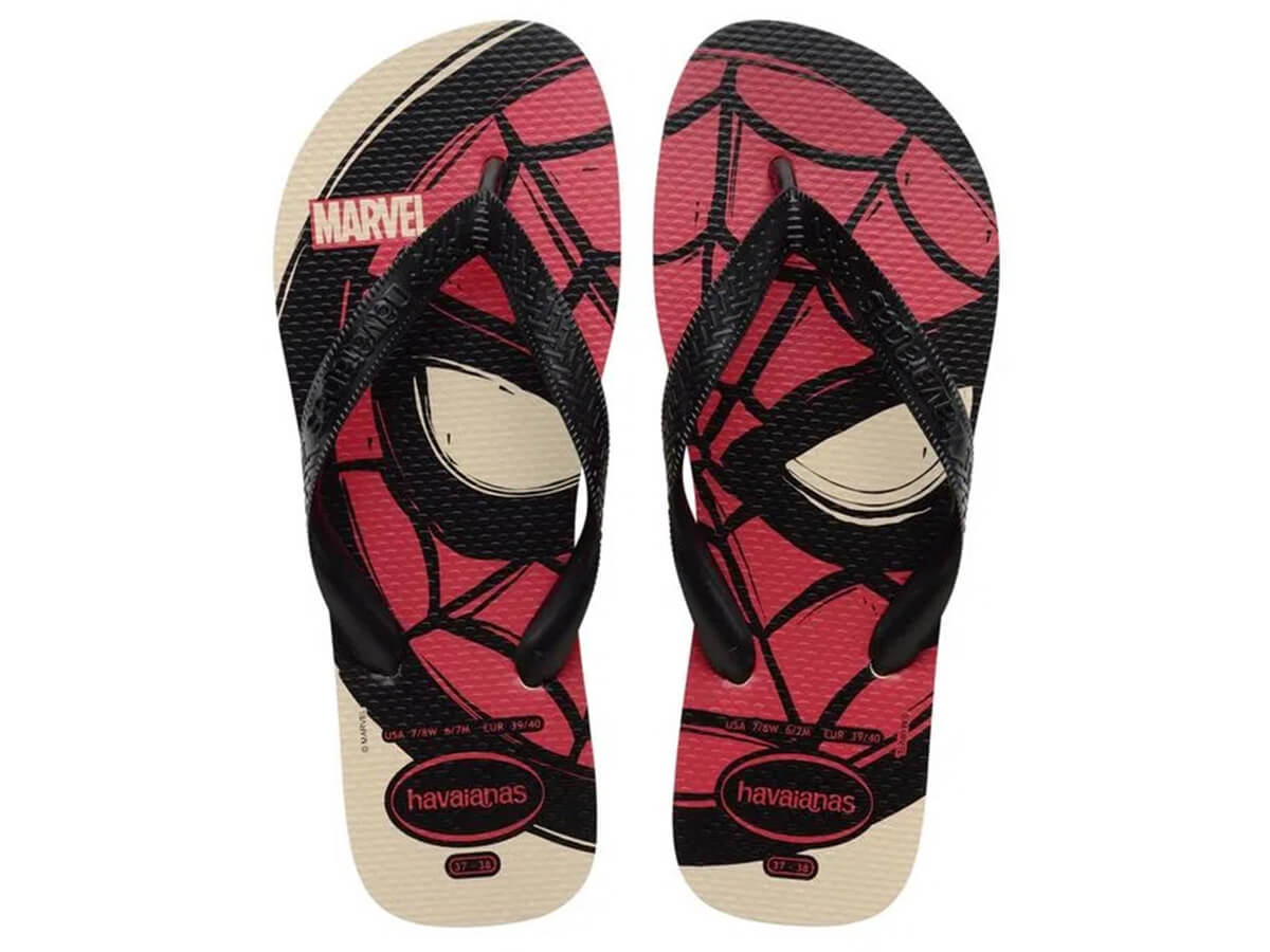 CHINELO HAVAIANAS TOP MARVEL LOGOMANIA